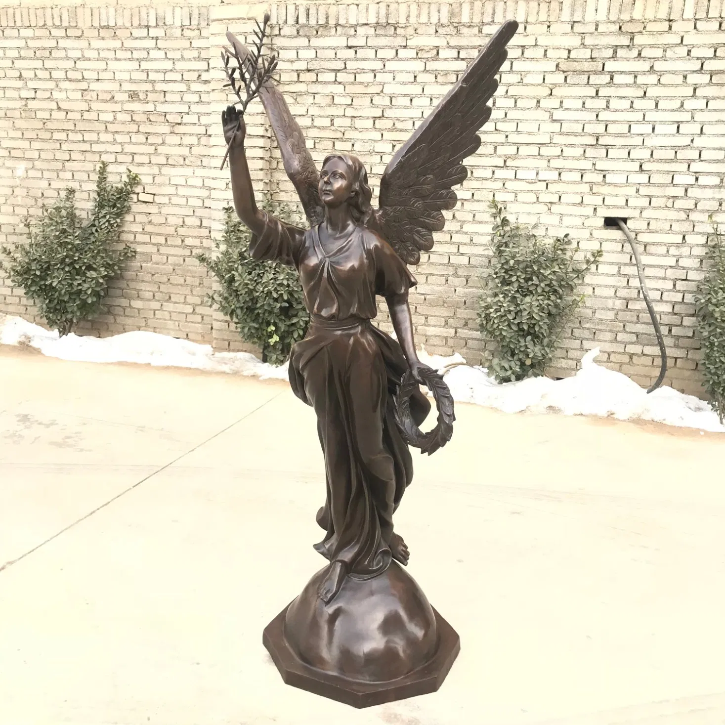 Life Size Metal Casting Bronze Angel Statue Sculpture for Indoor Outdoor Decoration