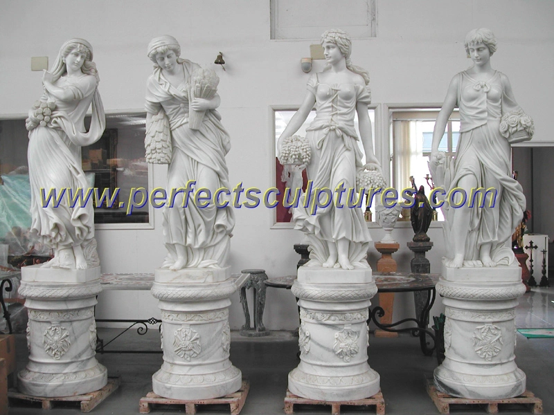 Life Size Garden Decorative Carved Stone Statue Marble Carving Sculpture for Outdoor (SY-X1183)