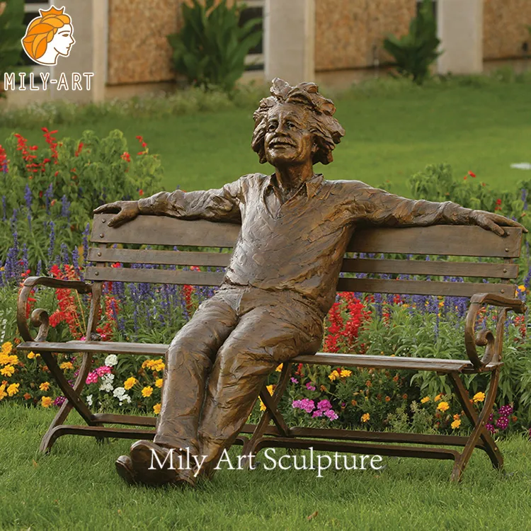 Bronze Albert Einstein Sculpture