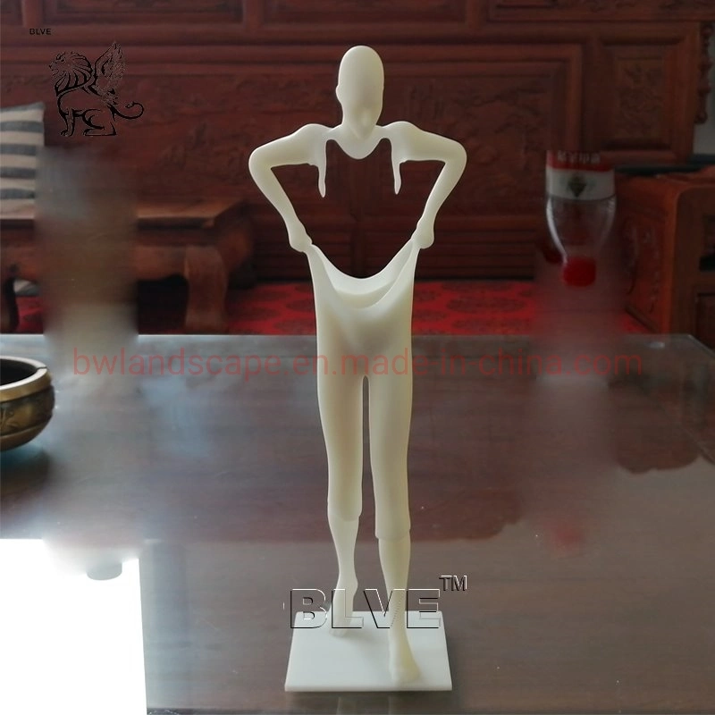 Outdoor Modern Art Funny Life Size Garden Statue Abstract Human Bronze Sculpture