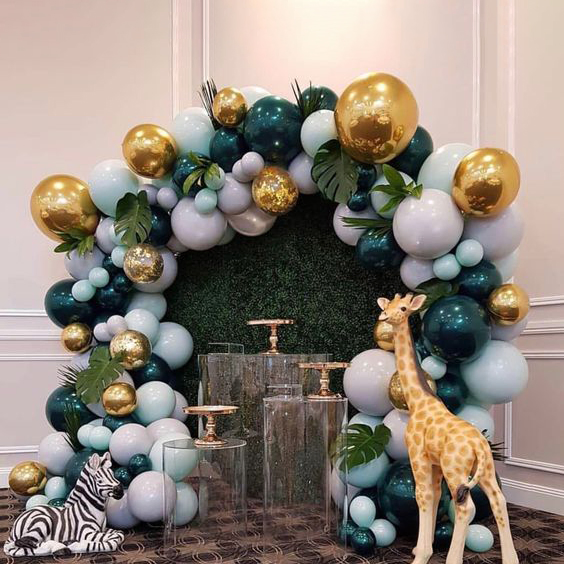 Wedding Backdrop Decoration Safari Animal Giraffe Zebra Statue for Sale