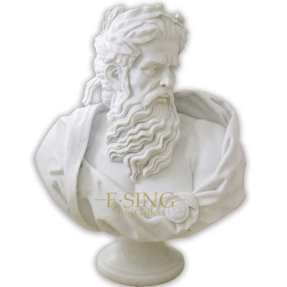 Marble Man Bust Sculpture 3