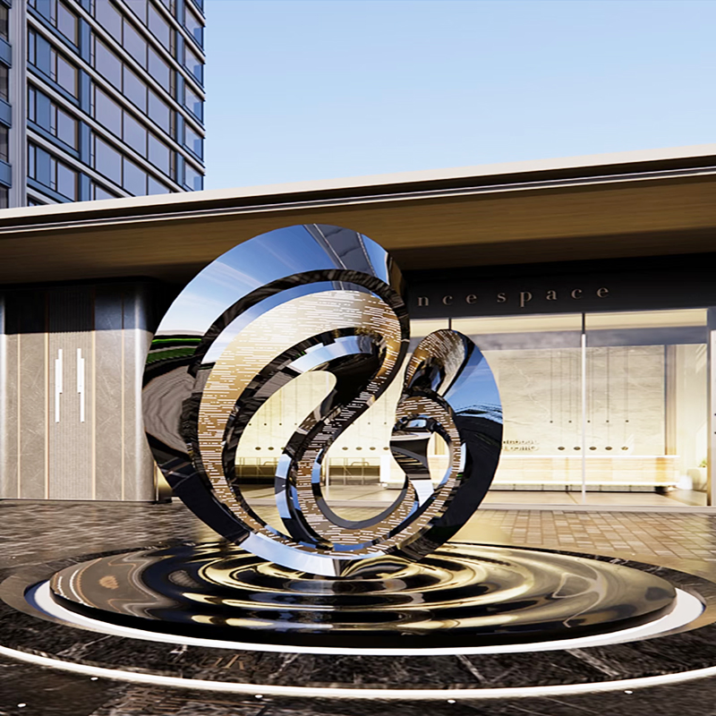 Manufacturer of 304/316 Stainless Steel Sculptures and Large-Scale Urban Landmark Art Sculptures