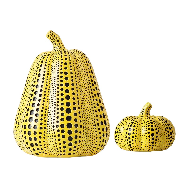 Home Decor Halloween Cross-Border Desktop Nordic Creative Polka DOT Pumpkin Resin Statue