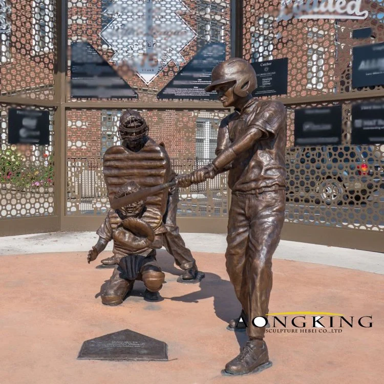 Yard Sculptures Handsome Mountain Bike Racer Bronze Life Size Statue