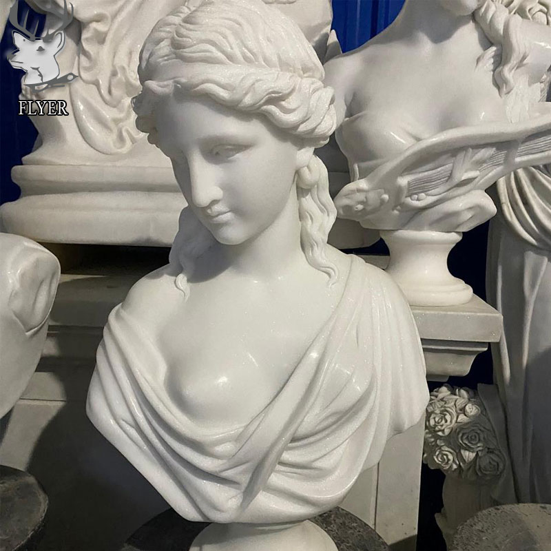 Indoor Modern Home Decoration Garden Marble Statue Customized Figure Marble Bust Sculpture