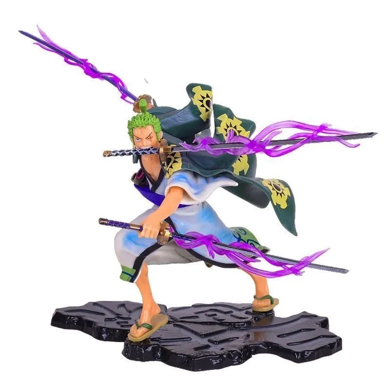 Kimono Roronoa Zoro One Piece Statue Toy