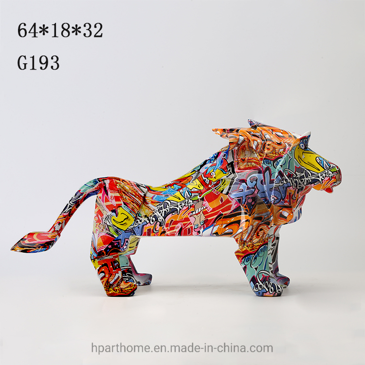 Modern Art Abstract Bull Animal Set Statues for Office Decoration