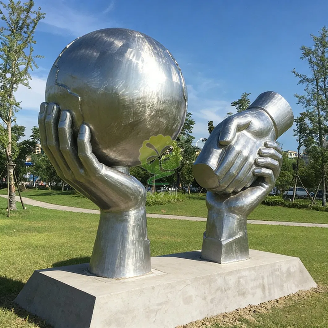 Manufacturer of Customized Large-Scale Urban Landscape Landmark Metal Stainless Steel Sculpture Ornaments