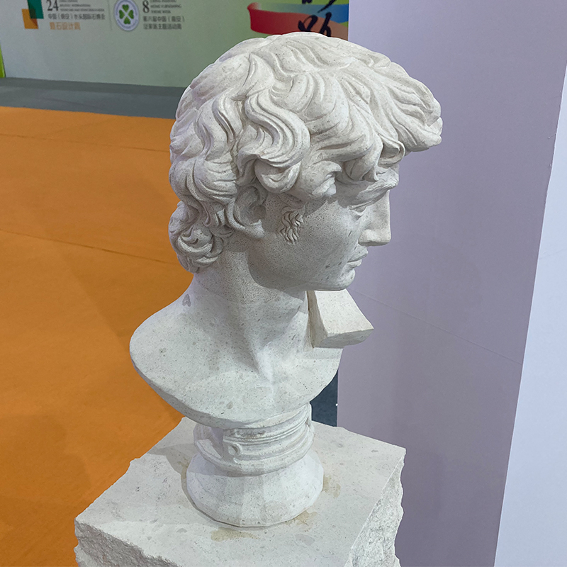 Natural Marble Limestone Stone Sculpture Famous Marble Statues David Bust