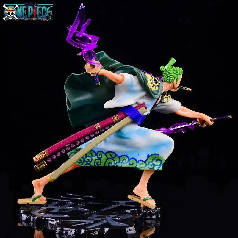 Kimono Roronoa Zoro One Piece Statue Toy