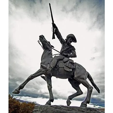 Customized Life-Size Bronze Buffalo Bill The Scout Statue