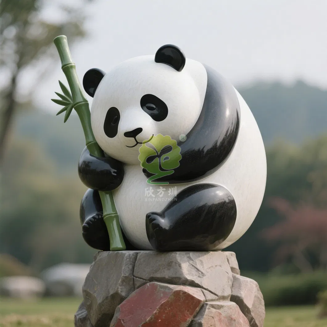 Panda Sculpture Detail 2