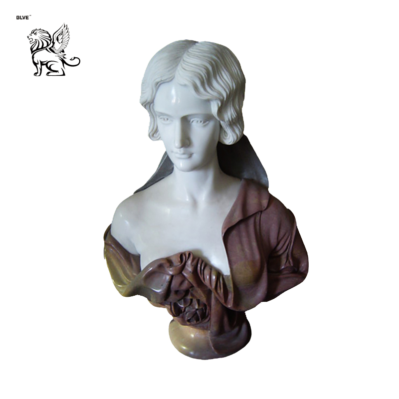 White Marble Roman Custom Figure Head Bust Statue Mfsg-22