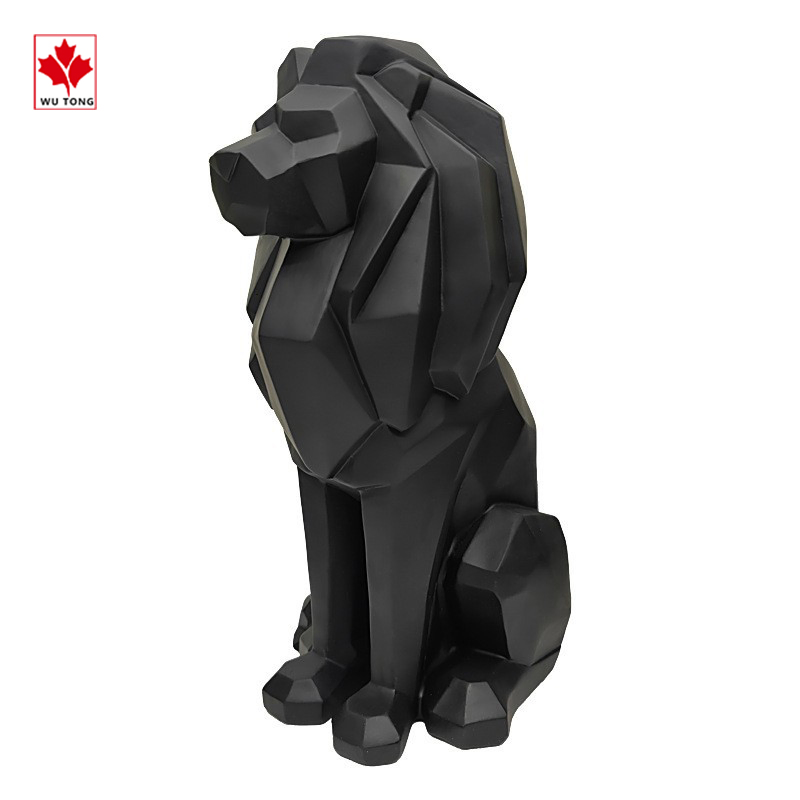 Abstract Resin Lion Statue Home Decoration Gift