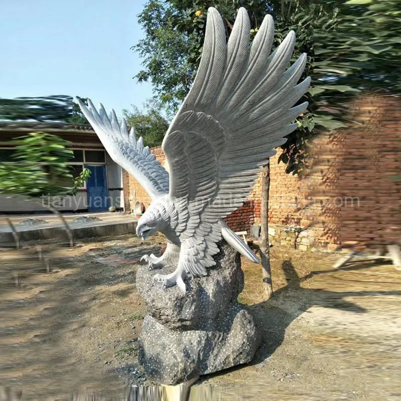 Stone Eagle Sculpture View 5