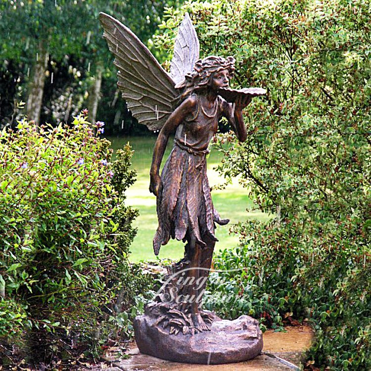 Life Size Metal Casting Bronze Angel Statue Sculpture for Indoor Outdoor Decoration