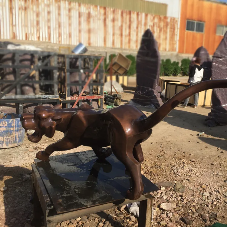 Panther Statue Detail 3