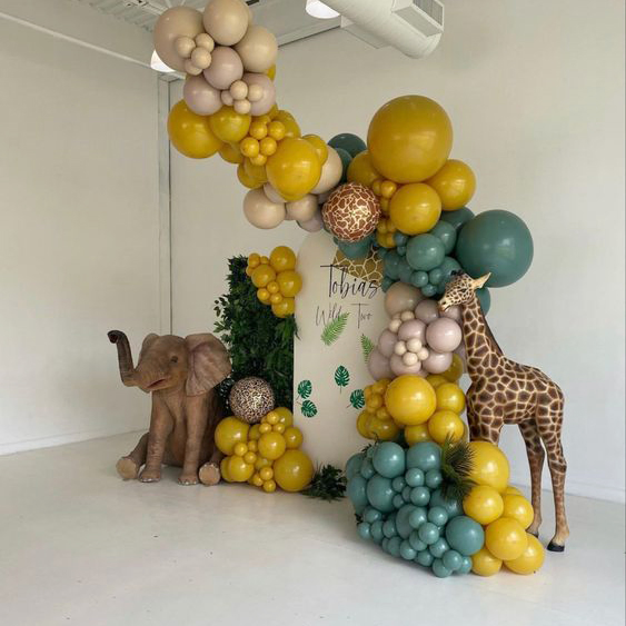 Wedding Backdrop Decoration Safari Animal Giraffe Zebra Statue for Sale