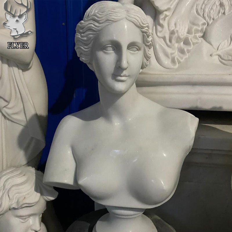 Indoor Modern Home Decoration Garden Marble Statue Customized Figure Marble Bust Sculpture