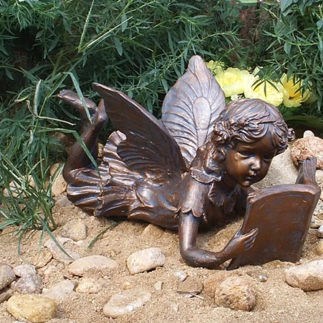 Classic Garden Cast Iron Sculpture Outdoor Yard Decorative Piece