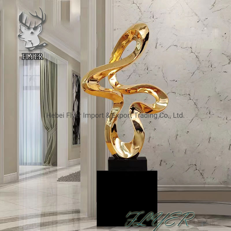 Flyer Sculpture Indoor Decoration Stainless Steel Statue Sculpture for Home Decoration