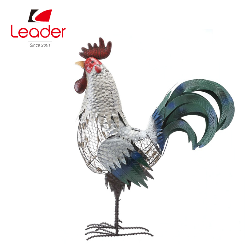 Hand-Painting Garden Decorative Metal Pig Figurine Metal Animal Sculpture