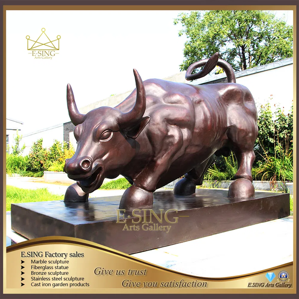 Bronze Bull Statue View 3