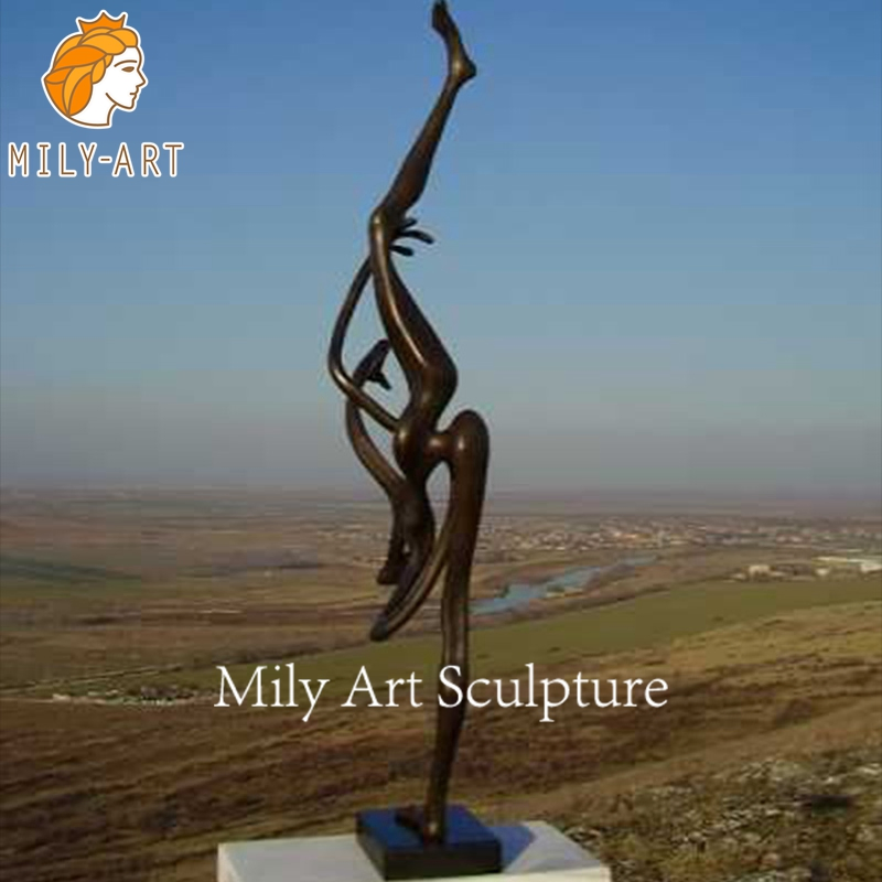Modern Art Decoration Metal Bronze Abstract Figure Statue