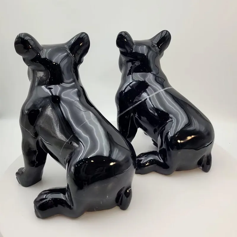Black Marble Dog 2