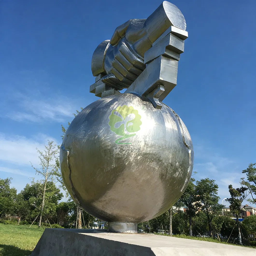 Manufacturer of Customized Large-Scale Urban Landscape Landmark Metal Stainless Steel Sculpture Ornaments