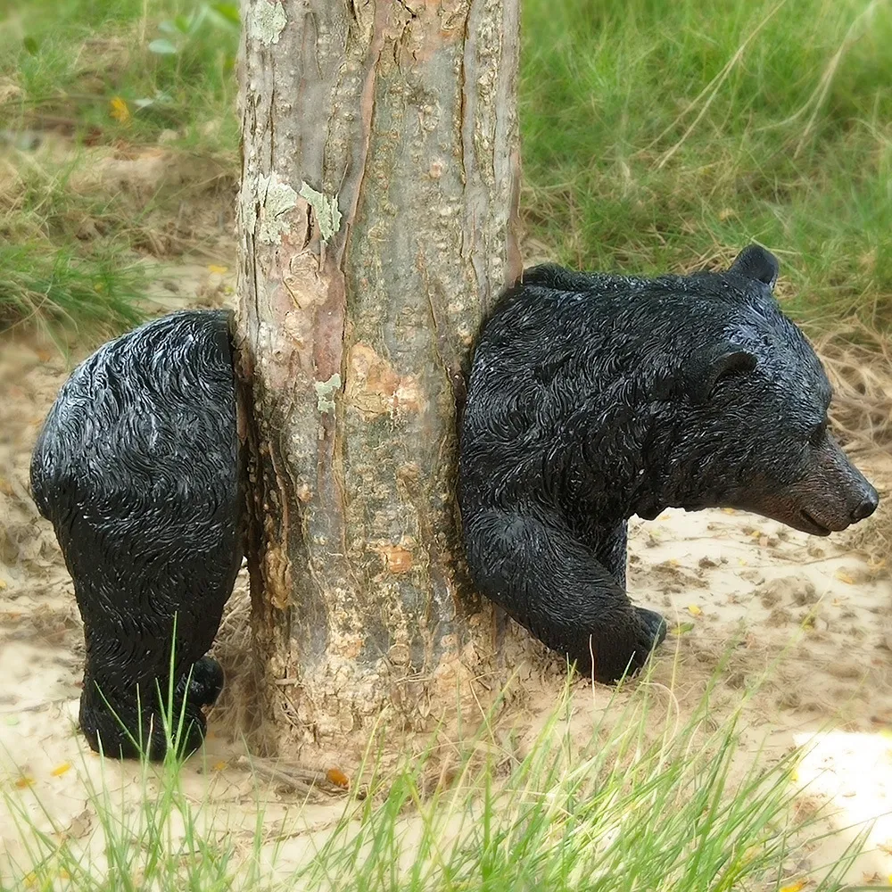 Black Bear Statue Detail 2