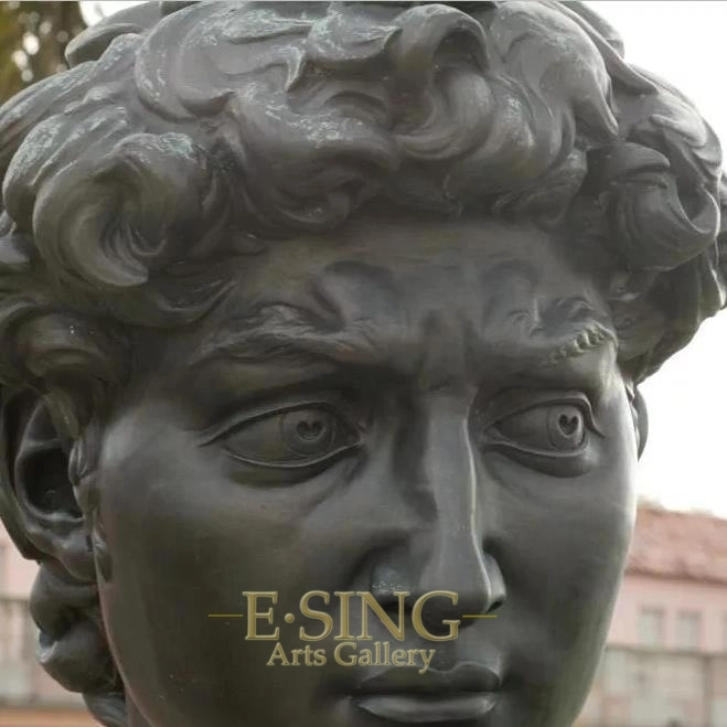 Outdoor Garden Life Size Famous Brass David Statue Bronze Man Sculpture