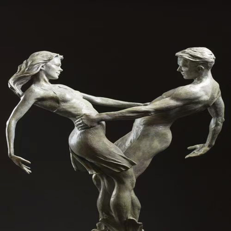 Indoor Western Nude Figure Sculptures, Sexy Female Bronze Home Decor