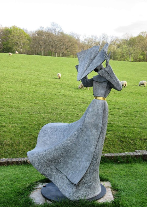 Famous Art Large Life Size Bronze Modern Jackson Sculpture for Outdoor Garden Decoration