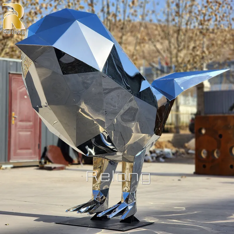 Stainless Steel Bird Sculpture