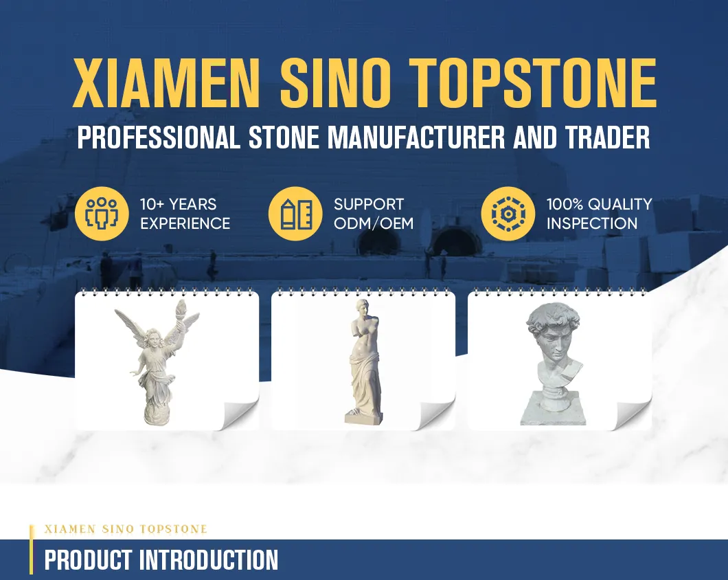 Natural Marble Limestone Stone Sculpture Famous Marble Statues David Bust