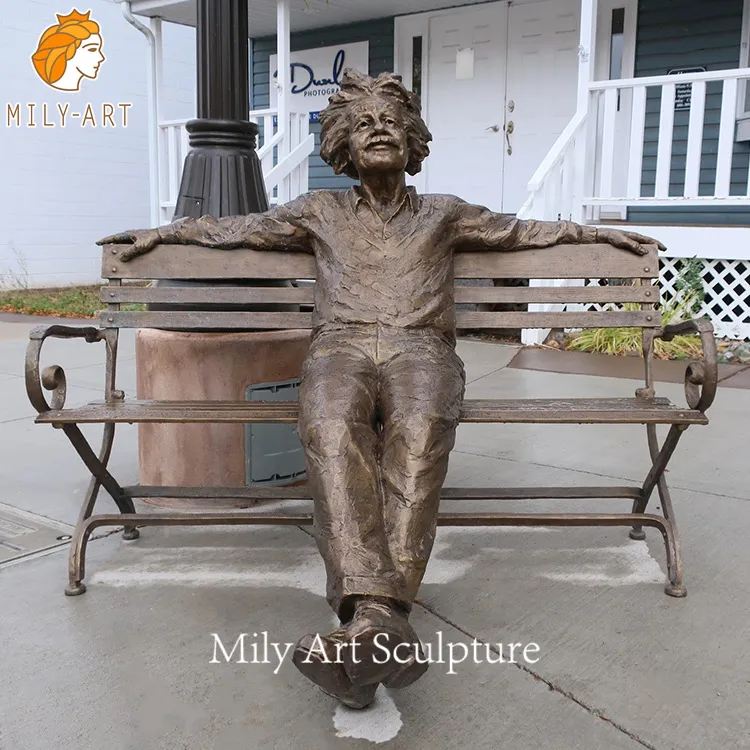 Einstein Bench Sculpture Details