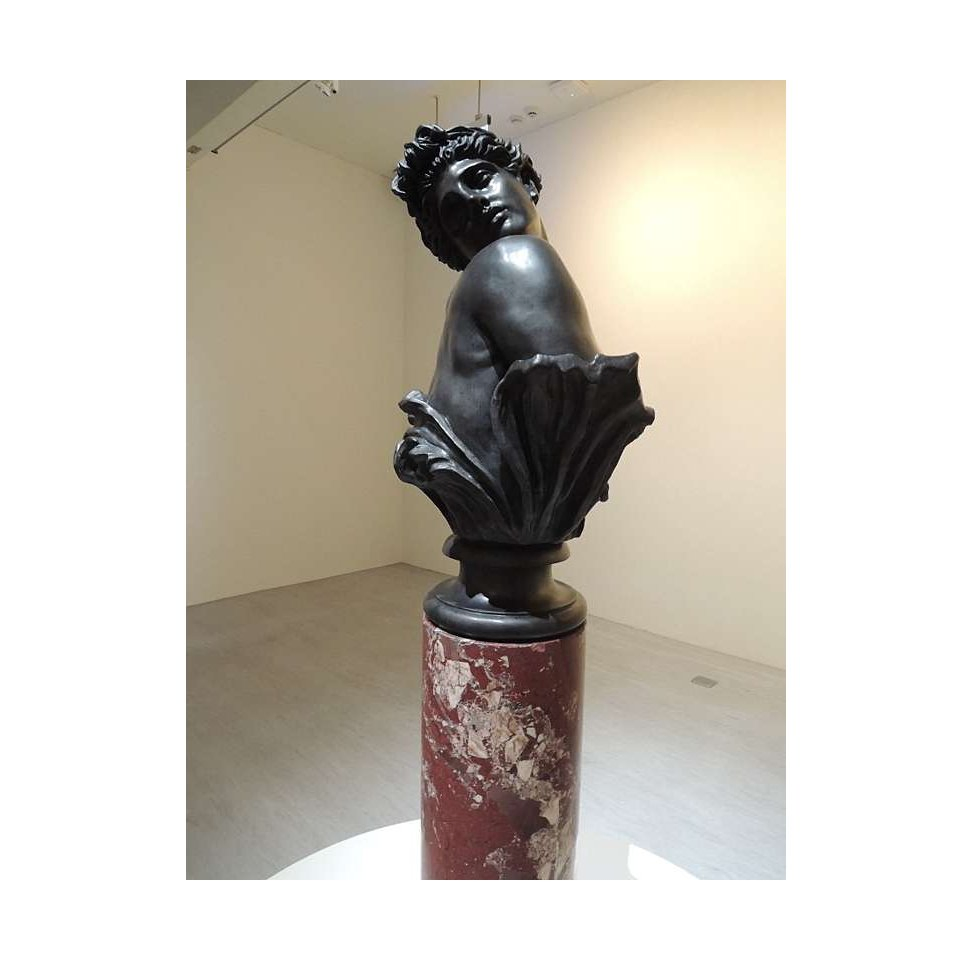 Large Size Park Decoration Bronze Kinsale Man Bust Statue