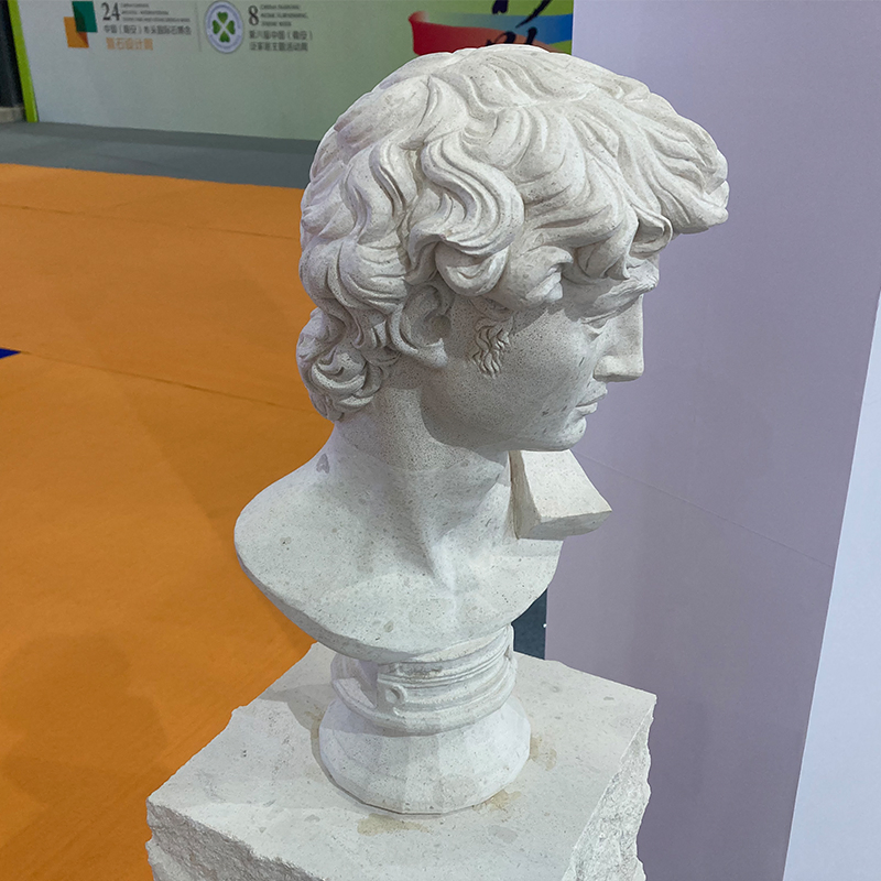 Natural Marble Limestone Stone Sculpture Famous Marble Statues David Bust