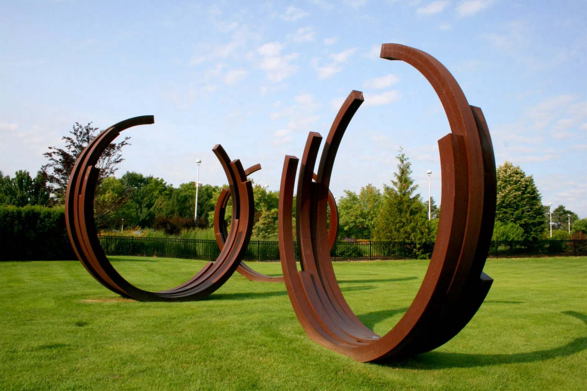 Decorative Metal Yard Art Rusty Garden Corten Steel Sculpture