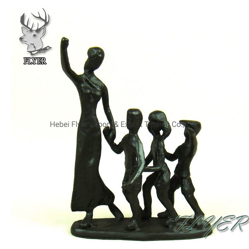 Garden Sculpture Life Size Bronze Children Sculptures Statue Boys Fishing Sculpture