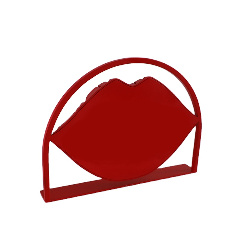 Eye-Catching Metal Cosmetic Display Rack Customized Metal Countertop Display Prop