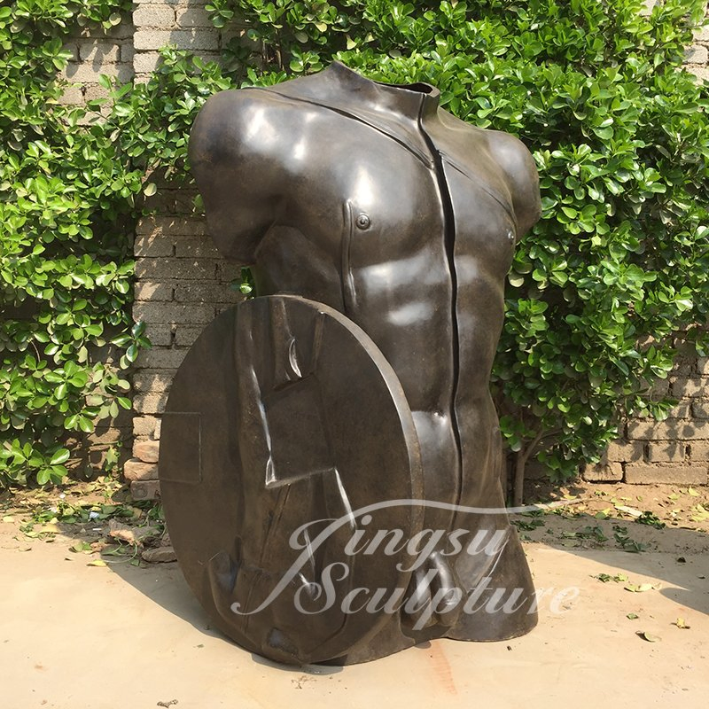 Home Decoration Modern Indoor Human Body Abstract Bronze Sculpture