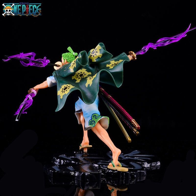 New Arrival 1 Kimono Roronoa Zoro One Piece Wholesale Japanese Anime Cartoon Character Statue Toy