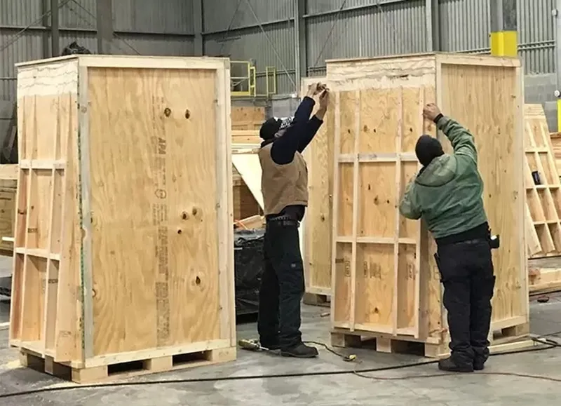 Wooden Crate Packing