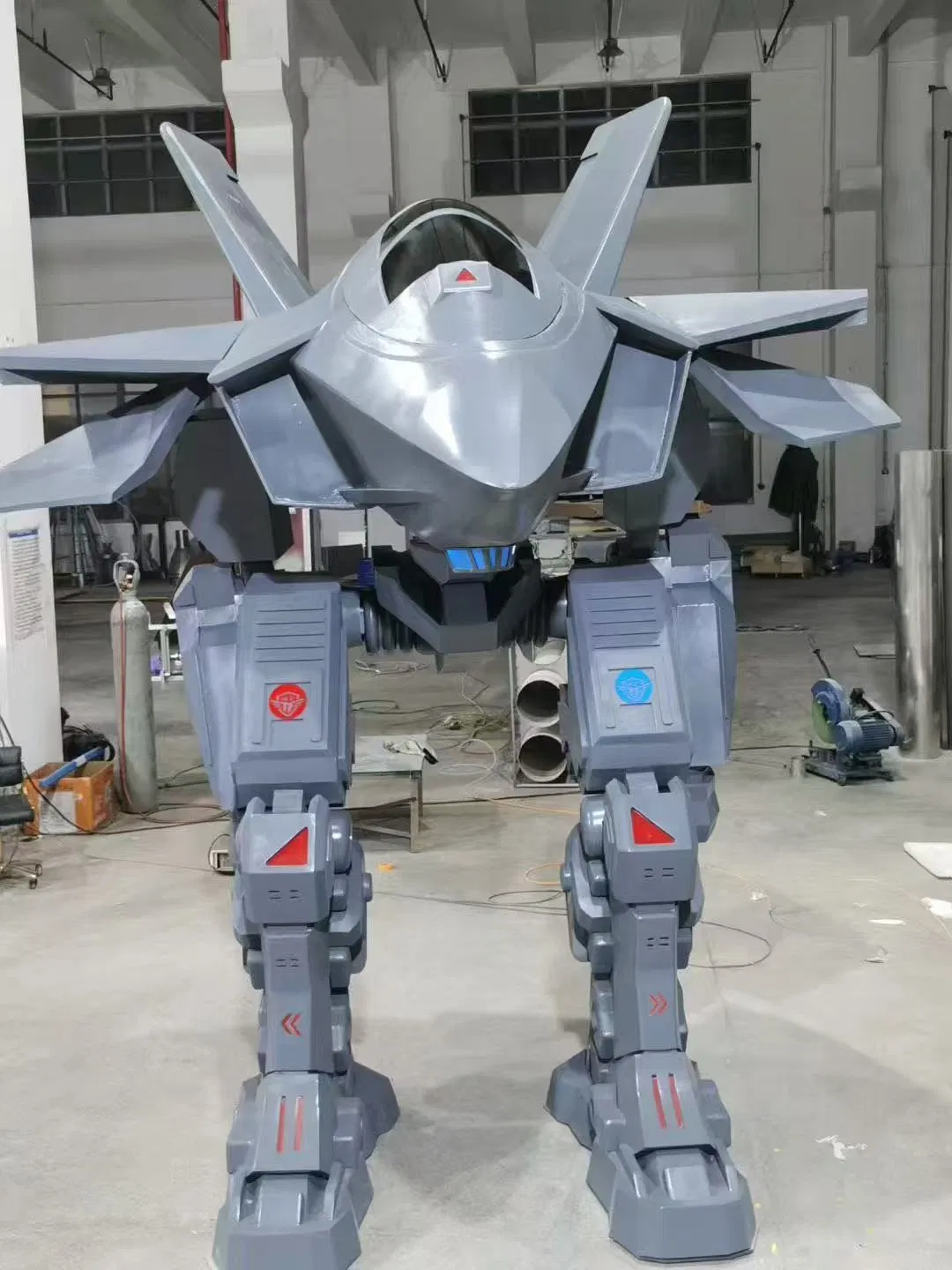 Decorative Outdoor Robot Sculpture by Heng Hui Model for Gardens