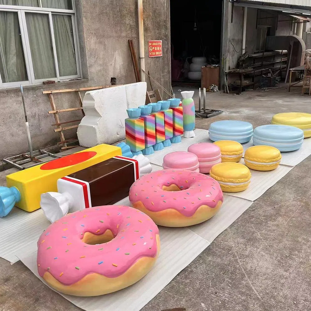 Custom Sweets Sculpture Fake Lollipop Candy Land Rental Props for Home Decoration