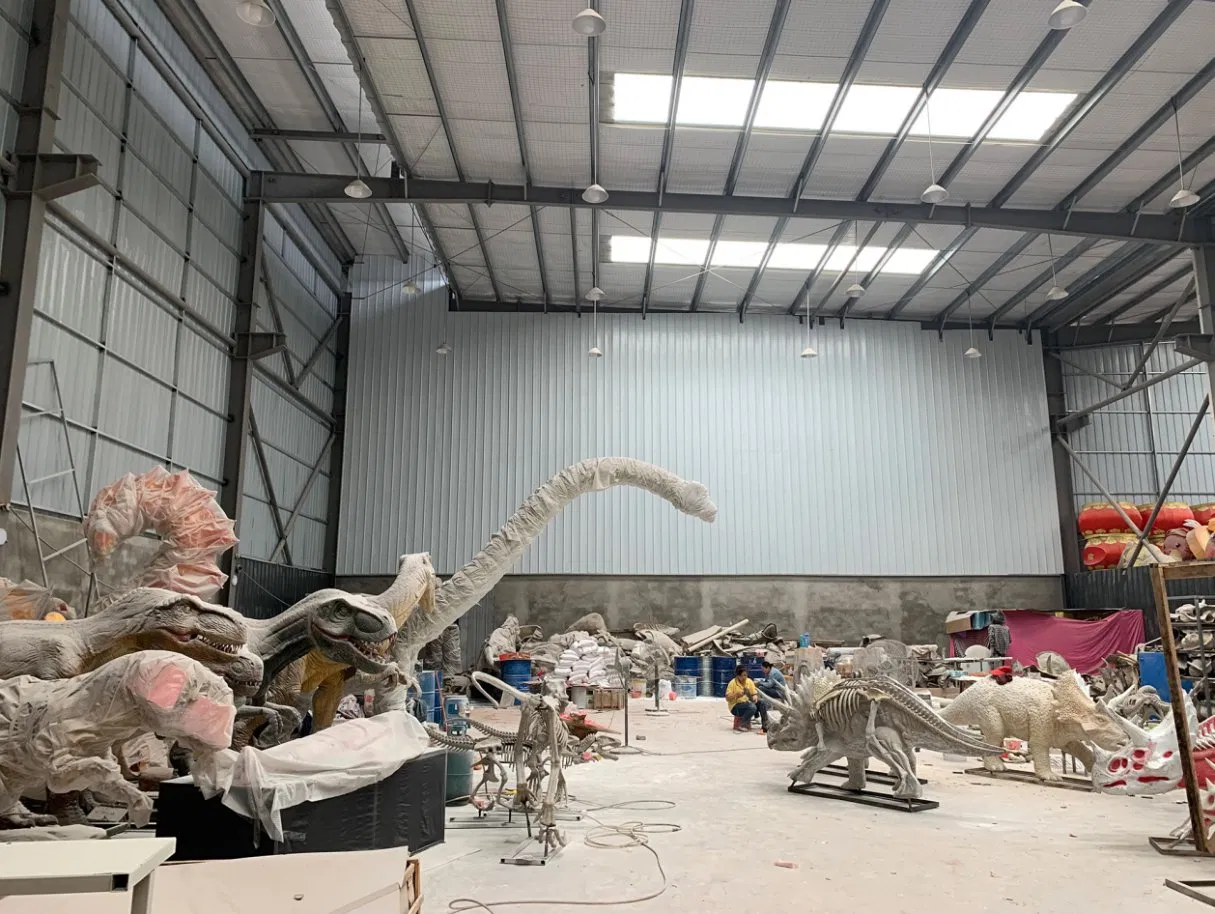 Giant Dinosaur Statue with Movement and Roaring Feature Display