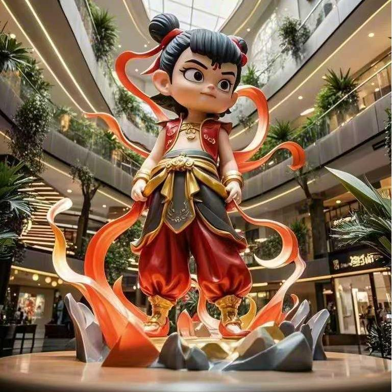 Mythological Character Traditional Figurine Cultural Legendary Sculpture Folklore Statue